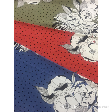 Rayon Poplin Air-jet 45s trycktyg